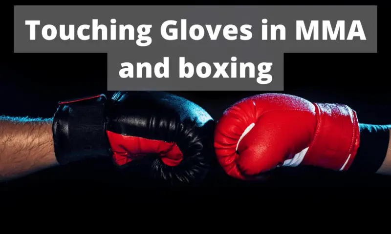 Touching Gloves in MMA and boxing
