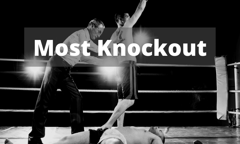 Fighter with most knockouts